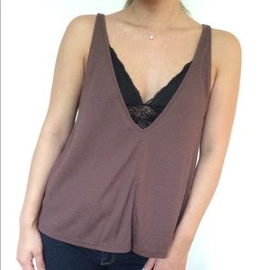 Free People Sleek N Easy Tank